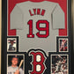 MVP Authentics Framed Fred Lynn Autographed Signed Boston Red Sox Jersey Jsa Coa 360 sports jersey framing , jersey framing