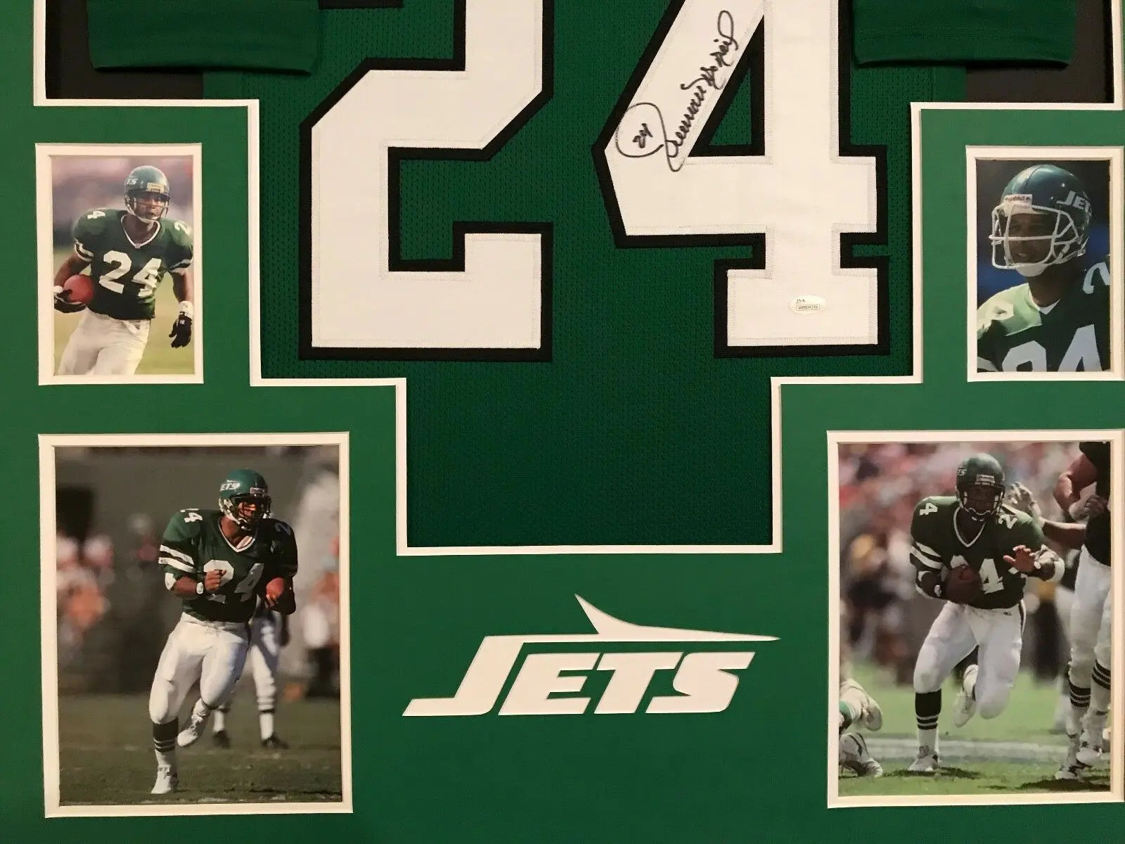 MVP Authentics Framed Freeman Mcneil Autographed Signed New York Jets Jersey Jsa Coa 450 sports jersey framing , jersey framing