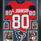 MVP Authentics Framed Houston Texans Andre Johnson Autographed Signed Jersey Jsa Coa 539.10 sports jersey framing , jersey framing