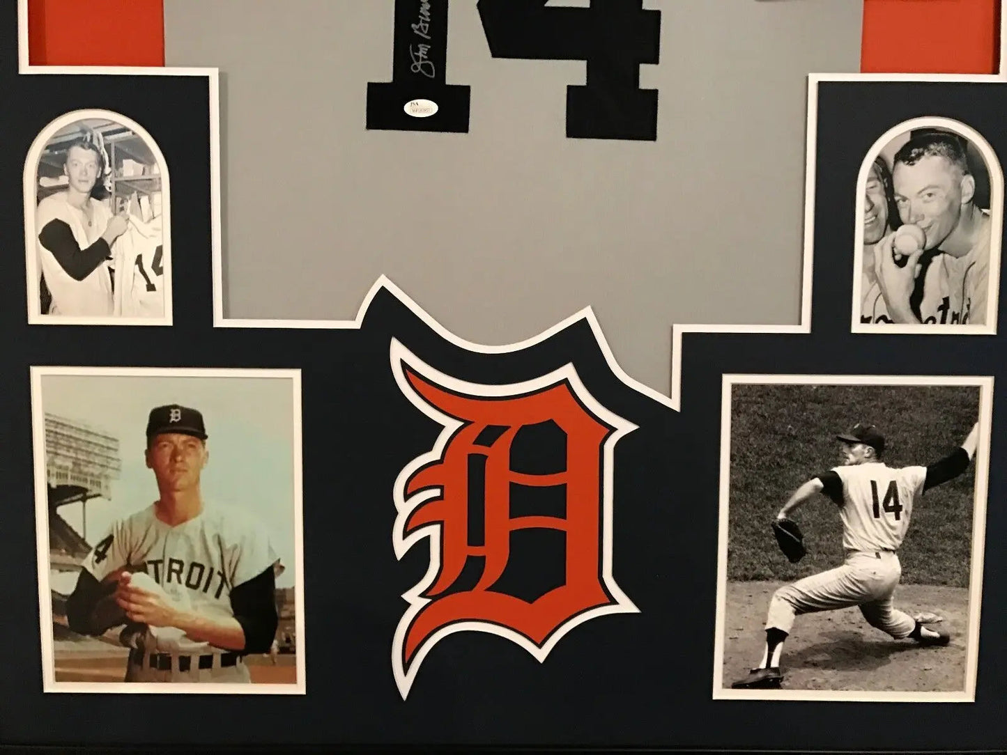 MVP Authentics Framed Jim Bunning Autographed Signed Detroit Tigers Jersey Jsa Coa 360 sports jersey framing , jersey framing