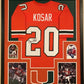 MVP Authentics Framed Miami Hurricanes Bernie Kosar Autographed Signed Jersey Jsa Coa 449.99 sports jersey framing , jersey framing