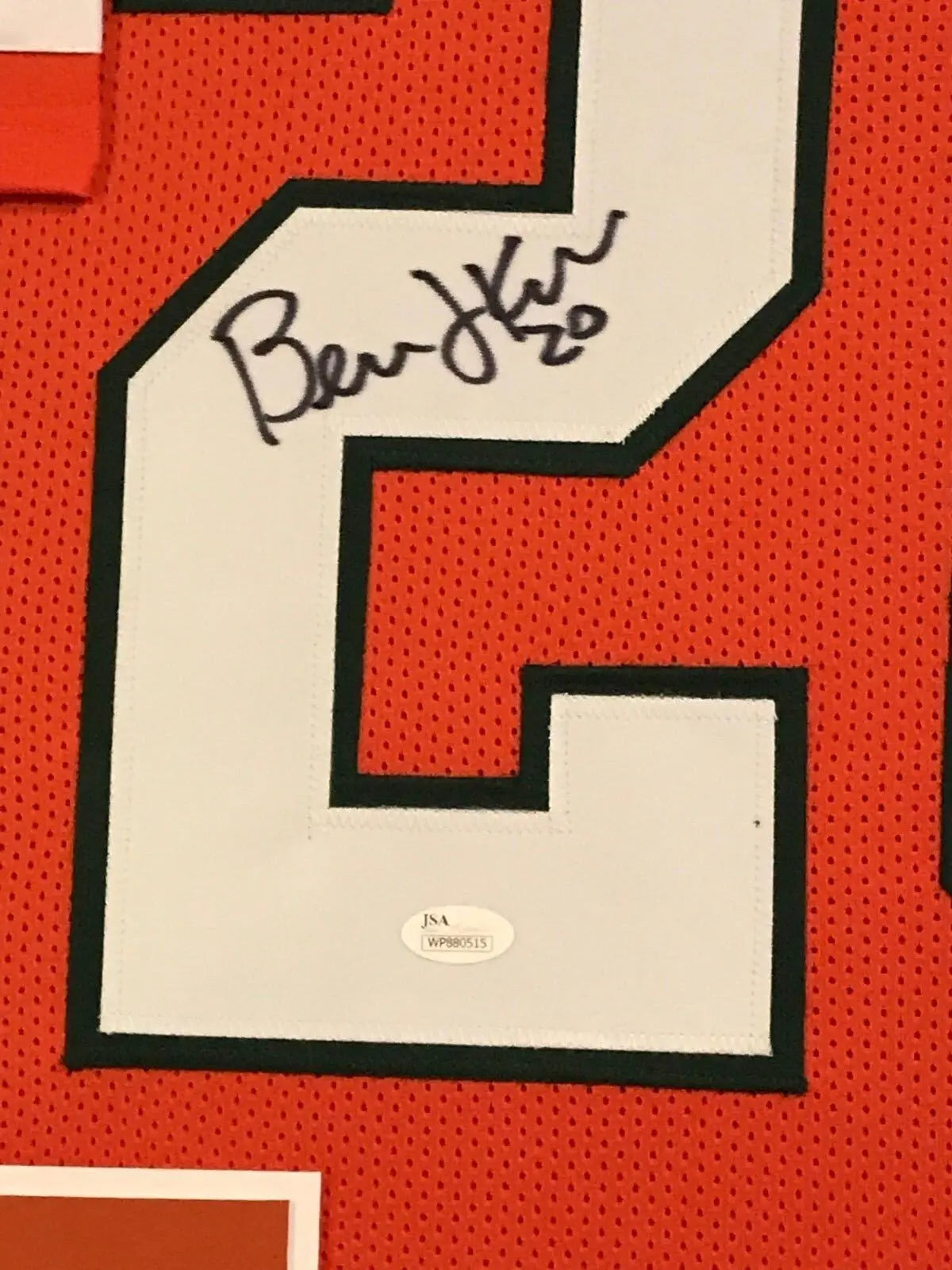 MVP Authentics Framed Miami Hurricanes Bernie Kosar Autographed Signed Jersey Jsa Coa 449.99 sports jersey framing , jersey framing