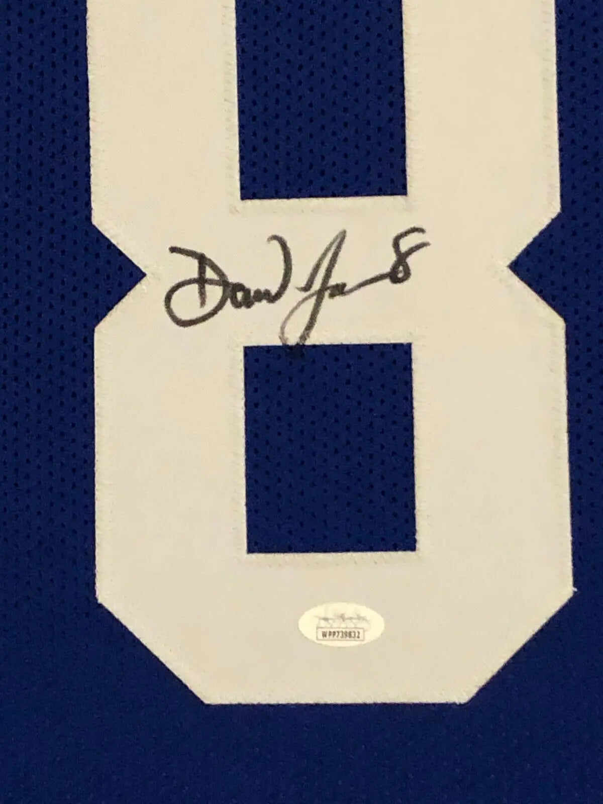 MVP Authentics Framed New York Giants Daniel Jones Autographed Signed Jersey Jsa Coa 539.10 sports jersey framing , jersey framing