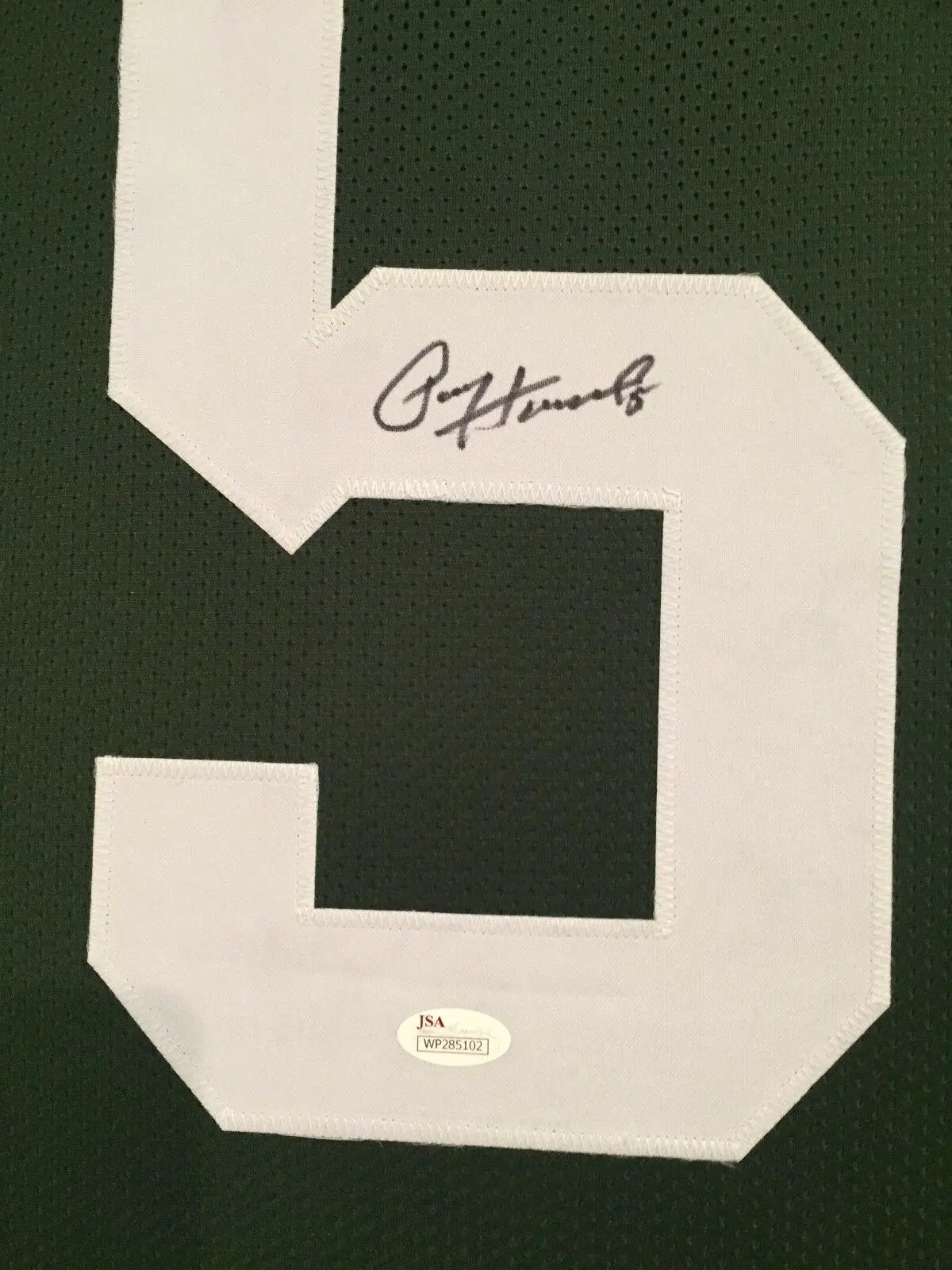 MVP Authentics Framed Paul Hornung Autographed Signed Greenbay Packers Jersey Jsa Coa 450 sports jersey framing , jersey framing