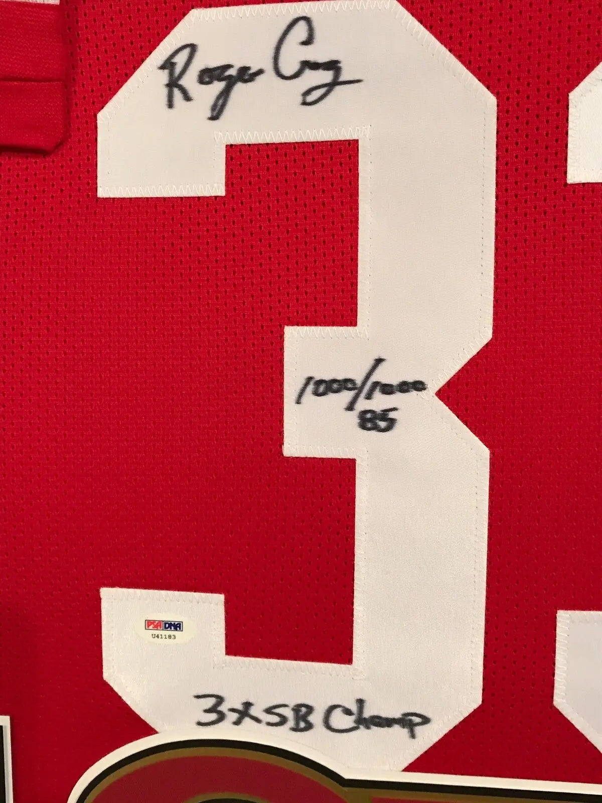 MVP Authentics Framed Roger Craig Autographed Signed Inscr. San Francisco 49Ers Jersey Psa Coa 450 sports jersey framing , jersey framing