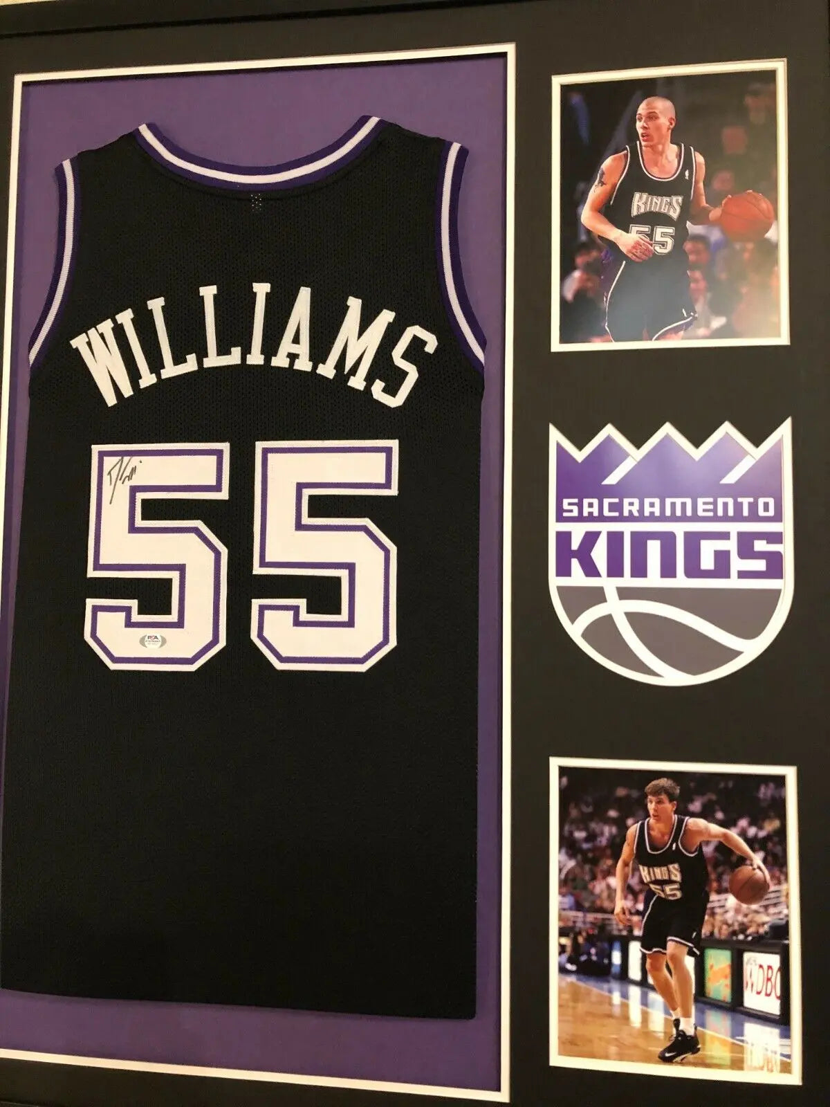 Jason Williams Signed Custom Sacramento Kings Jersey Pristine Auction COA