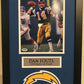 MVP Authentics Framed Signed Autographed Dan Fouts San Diego Chargers 8X10 Photo Psa Coa 117 sports jersey framing , jersey framing
