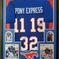 MVP Authentics Framed Smu Pony Express Dickerson-James-Mcilhenny Signed Jersey Psa Coa 719.10 sports jersey framing , jersey framing