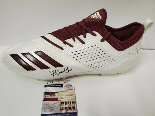MVP Authentics Frank Darby Autographed Signed Adidas Cleat Jsa Coa 107.10 sports jersey framing , jersey framing