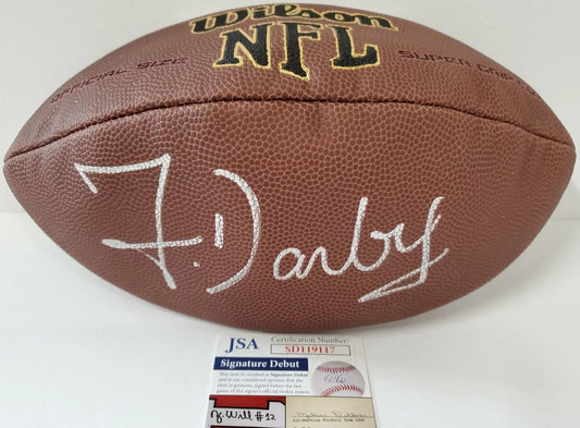 MVP Authentics Frank Darby Autographed Signed Nfl Football Jsa Coa 107.10 sports jersey framing , jersey framing