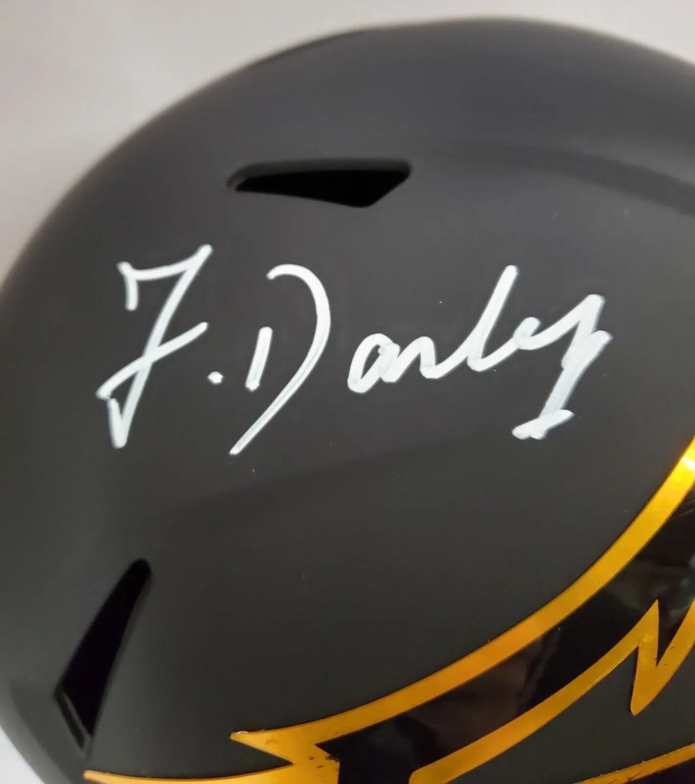 MVP Authentics Frank Darby Signed Arizona St Sun Devils Replica Full Sz Eclipse Helmet Jsa Coa 251.10 sports jersey framing , jersey framing