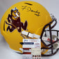 MVP Authentics Frank Darby Signed Arizona State Sun Devils Replica Full Size Helmet Jsa Coa 224.10 sports jersey framing , jersey framing