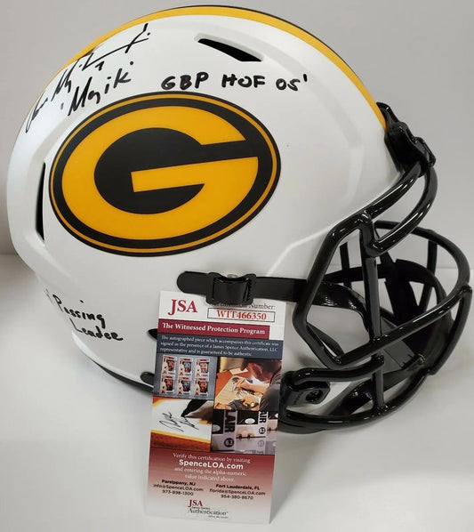 MVP Authentics GREEN BAY PACKERS DON MAJKOWSKI SIGNED FULL SIZE LUNAR REP HELMET JSA COA 260.10 sports jersey framing , jersey framing