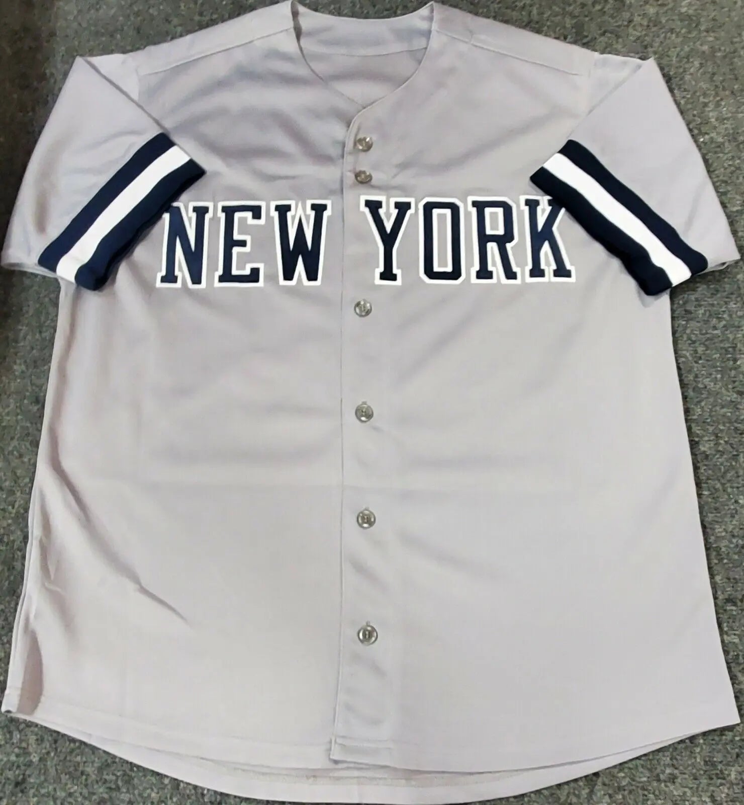 MVP Authentics Gary Sheffield Autographed Signed N.Y. Yankees Style Custom Jersey Sheff Holo 89.10 sports jersey framing , jersey framing