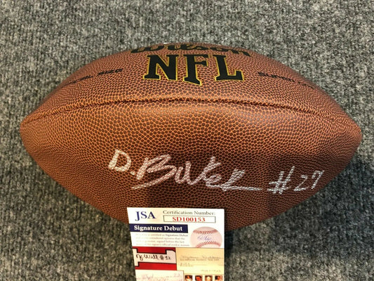 MVP Authentics Georgia Bulldogs Deandre Baker Autographed Signed Nfl Football Jsa Coa 89.10 sports jersey framing , jersey framing
