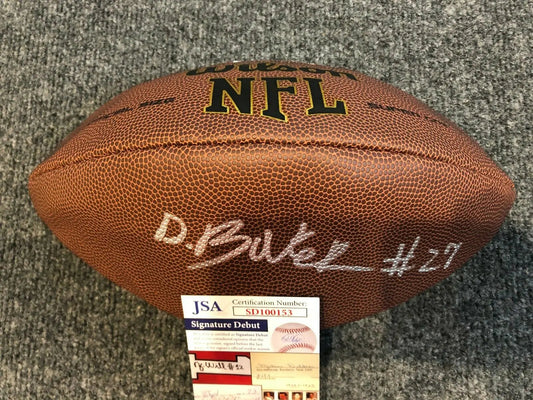 MVP Authentics Georgia Bulldogs Deandre Baker Autographed Signed Nfl Football Jsa Coa 89.10 sports jersey framing , jersey framing