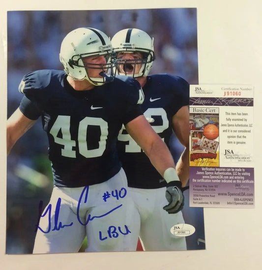 MVP Authentics Glenn Carson Autographed Signed Penn State 8X10 Photo Jsa  Coa 45 sports jersey framing , jersey framing