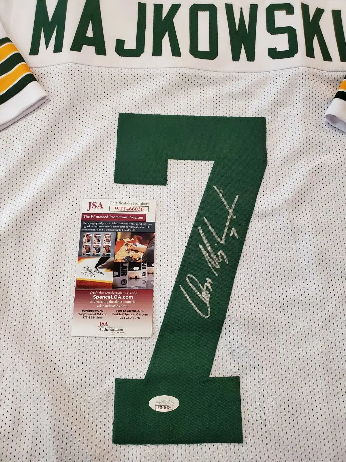 MVP Authentics Green Bay Packers Don Majkowski Autographed Signed Jersey Jsa Coa 89.10 sports jersey framing , jersey framing