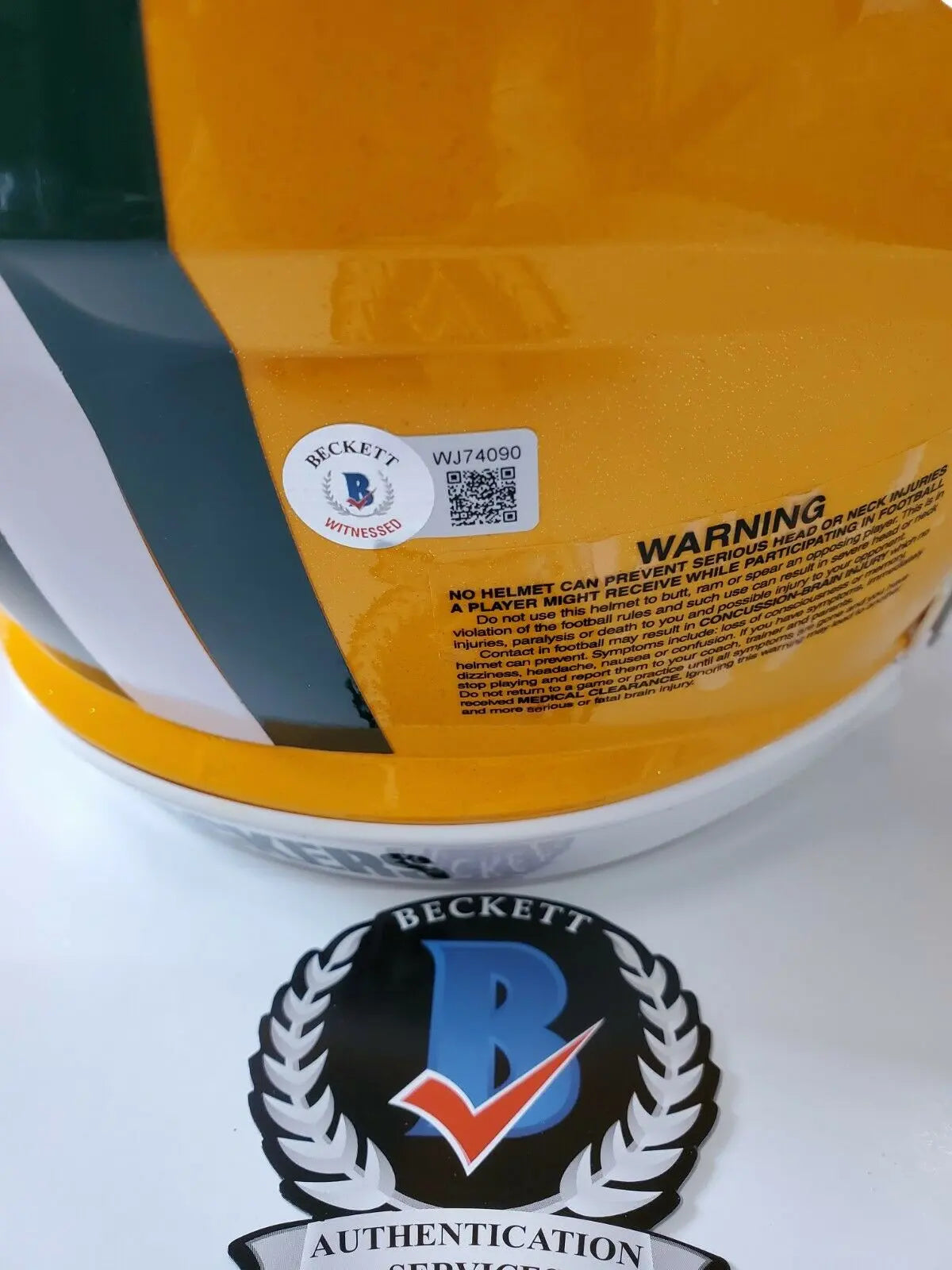 MVP Authentics Green Bay Packers Jordy Nelson Signed Full Size Speed Auth Helmet Beckett Coa 656.10 sports jersey framing , jersey framing