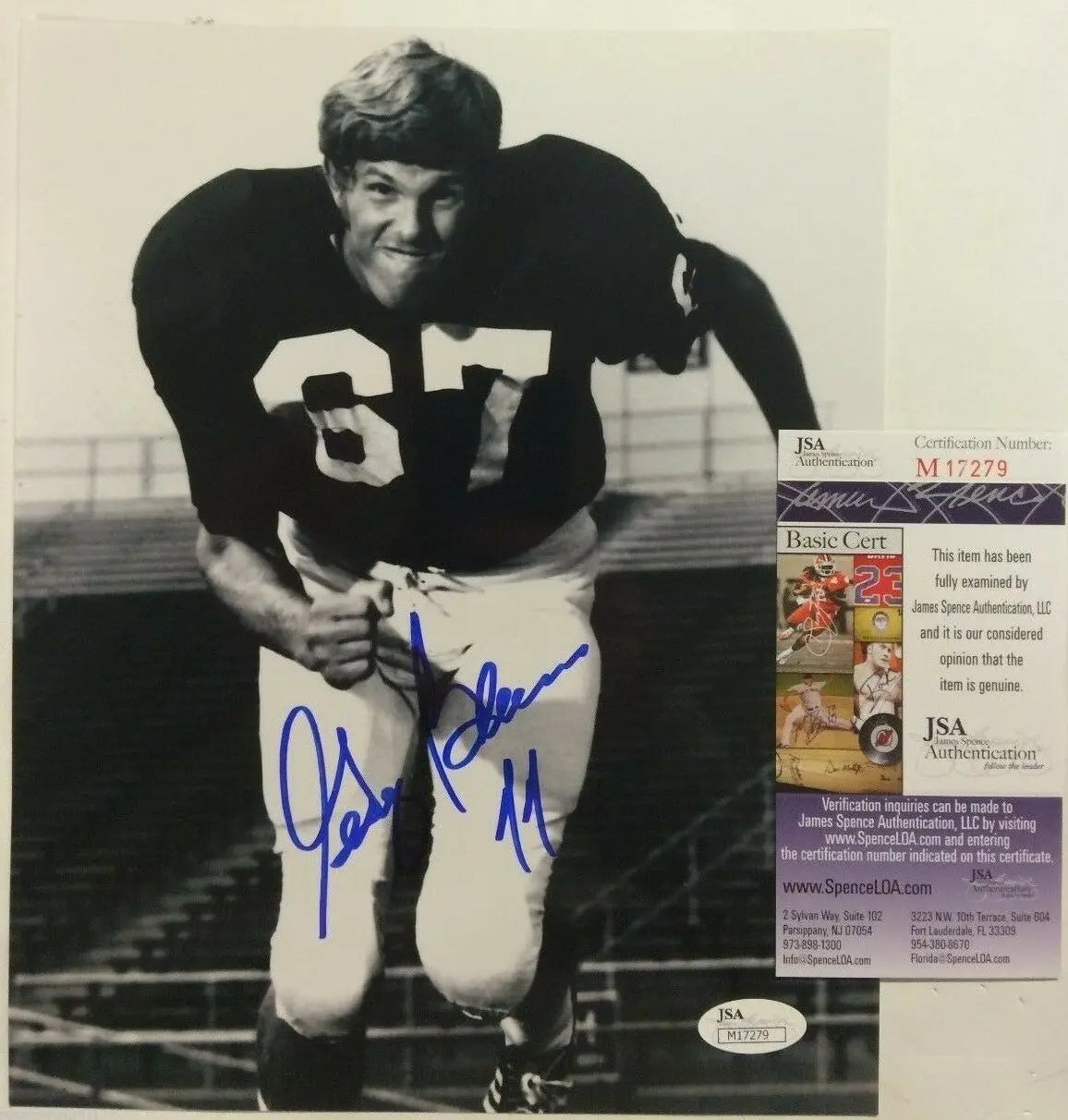 MVP Authentics Greg Buttle Autographed Signed Penn State 8X10 Photo Jsa  Coa 36 sports jersey framing , jersey framing