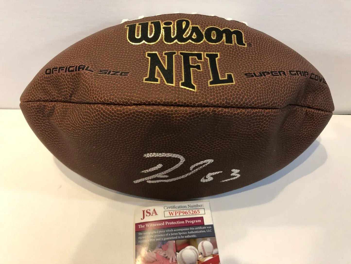 MVP Authentics Indianapolis Colts Darius Leonard Autographed Signed Nfl Football Jsa Coa 107.10 sports jersey framing , jersey framing