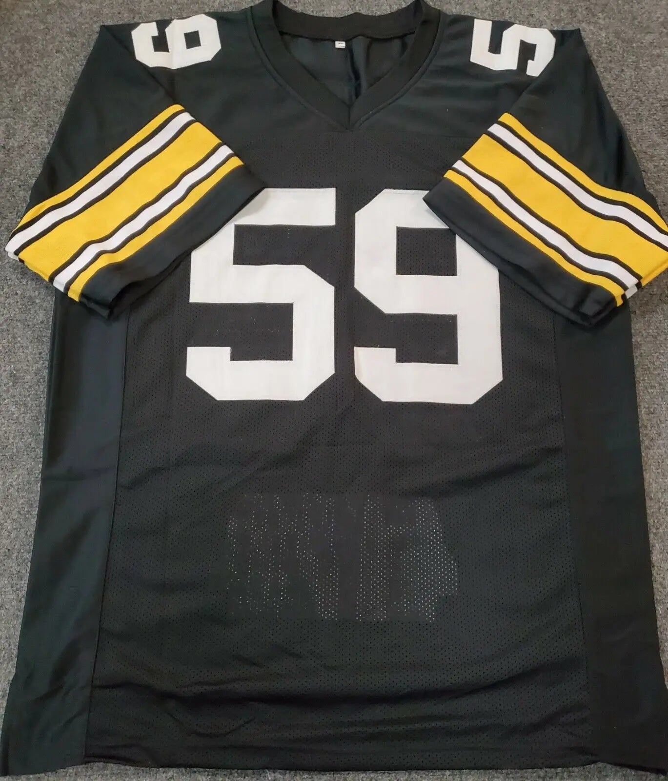 MVP Authentics Jack Ham Autographed Signed Incscribed  Pittsburgh Steelers Stat Jersey Jsa Coa 135 sports jersey framing , jersey framing