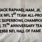 MVP Authentics Jack Ham Autographed Signed Inscribed  Pittsburgh Steelers Stat Jersey Jsa Coa 135 sports jersey framing , jersey framing