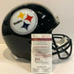 MVP Authentics James Harrison Autographed Signed Pittsburgh Steelers Full Size Helmet Jsa Coa 314.10 sports jersey framing , jersey framing