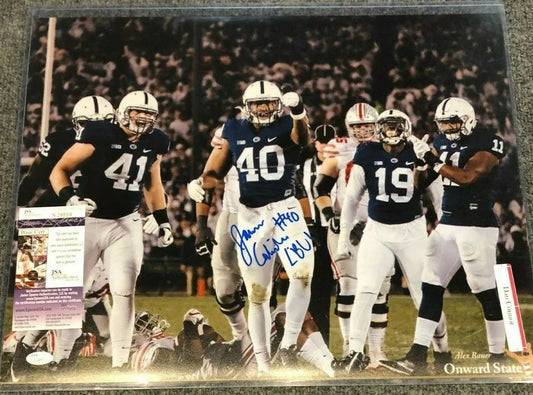 MVP Authentics Jason Cabinda Autographed Signed Insc. Penn State 16X20 Photo Jsa  Coa 89.10 sports jersey framing , jersey framing