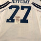 MVP Authentics Jim Jeffcoat Autographed Signed Inscribed Dallas Cowboys Jersey Jsa  Coa 117 sports jersey framing , jersey framing