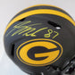MVP Authentics Jordy Nelson Autographed Signed Green Bay Packers Eclipse Mini Helmet Bas Coa 143.10 sports jersey framing , jersey framing