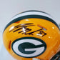 MVP Authentics Jordy Nelson Autographed Signed Green Bay Packers Speed Mini Helmet Bas Holo 125.10 sports jersey framing , jersey framing