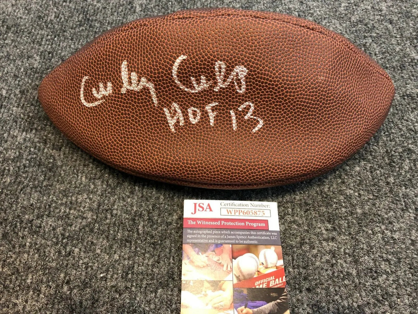 MVP Authentics Kansas City Chiefs Curley Culp Autographed Signed Inscribed Nfl Football Jsa Coa 81 sports jersey framing , jersey framing