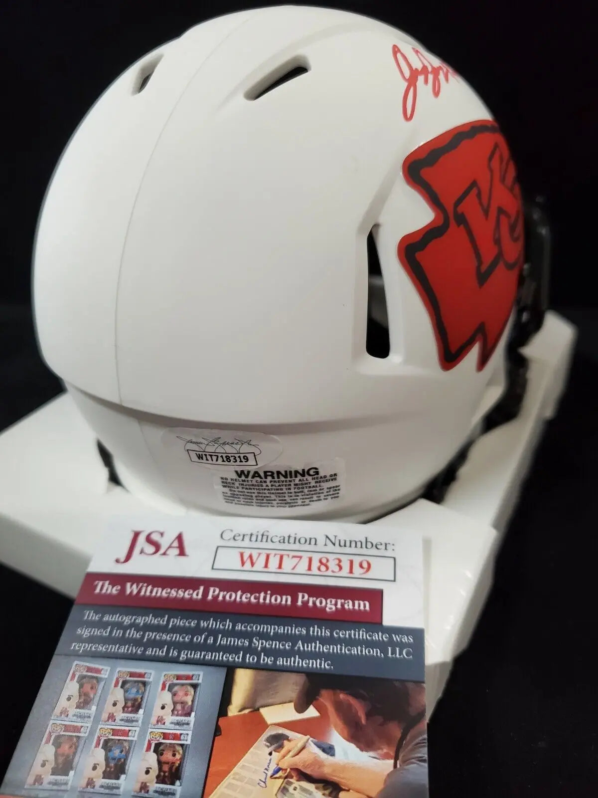 MVP Authentics Kansas City Chiefs L'jarius Sneed Autographed Signed Lunar Mini Helmet Jsa Coa 153 sports jersey framing , jersey framing