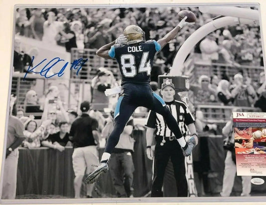 MVP Authentics Keelan Cole Autographed Signed Jacksonville Jaguars 16X20 Photo Jsa Coa 81 sports jersey framing , jersey framing