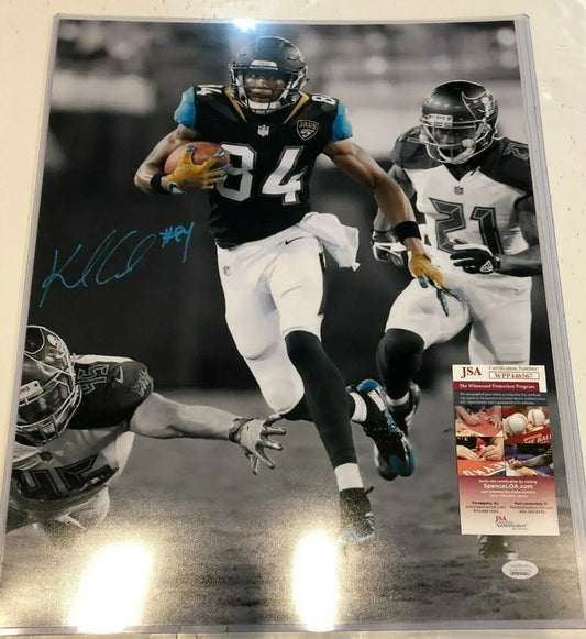 MVP Authentics Keelan Cole Autographed Signed Jacksonville Jaguars 16X20 Photo Jsa Coa 81 sports jersey framing , jersey framing