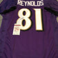 MVP Authentics Keenan Reynolds Autographed Signed Baltimore Ravens Jersey Jsa  Coa 99 sports jersey framing , jersey framing