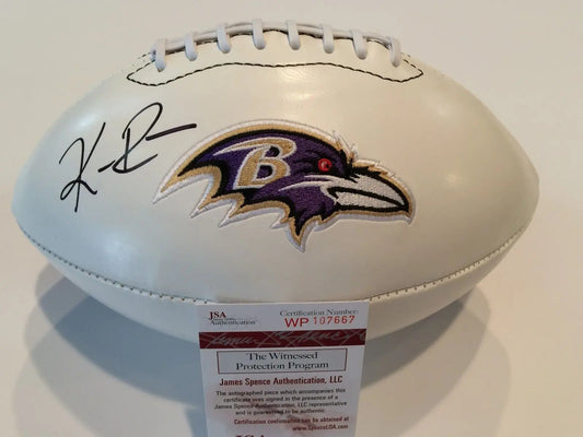 MVP Authentics Keenan Reynolds Autographed Signed Baltimore Ravens Logo Football Jsa  Coa 108 sports jersey framing , jersey framing