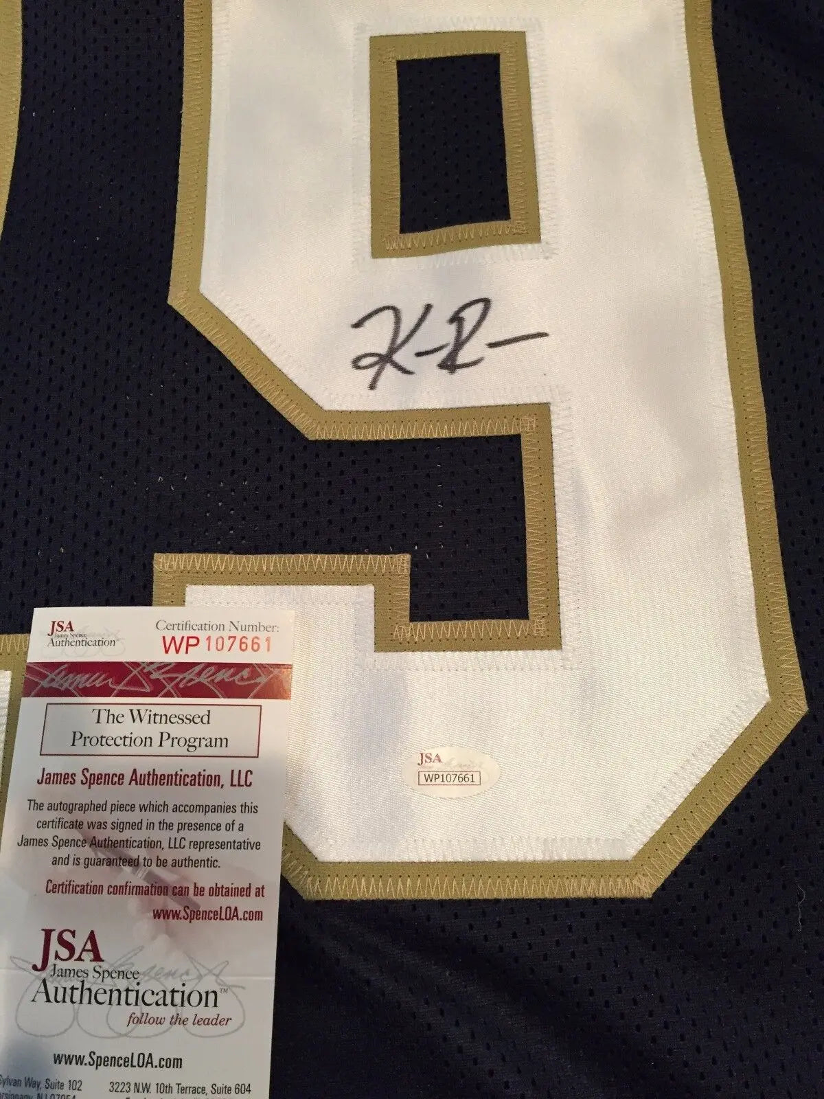 MVP Authentics Keenan Reynolds Autographed Signed Navy Midshipmen Jersey Jsa  Coa 98.10 sports jersey framing , jersey framing