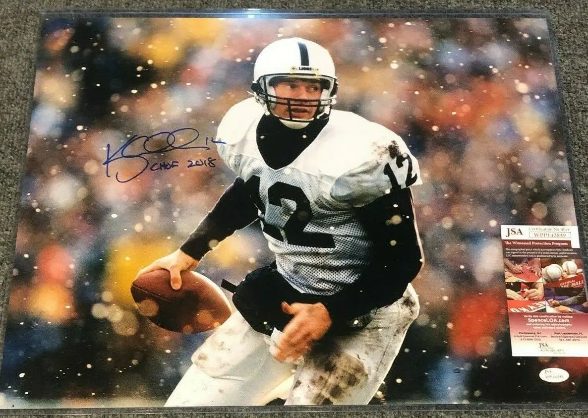 MVP Authentics Kerry Collins Autographed Signed Inscribed Penn State 16X20 Photo Jsa  Coa 107.10 sports jersey framing , jersey framing