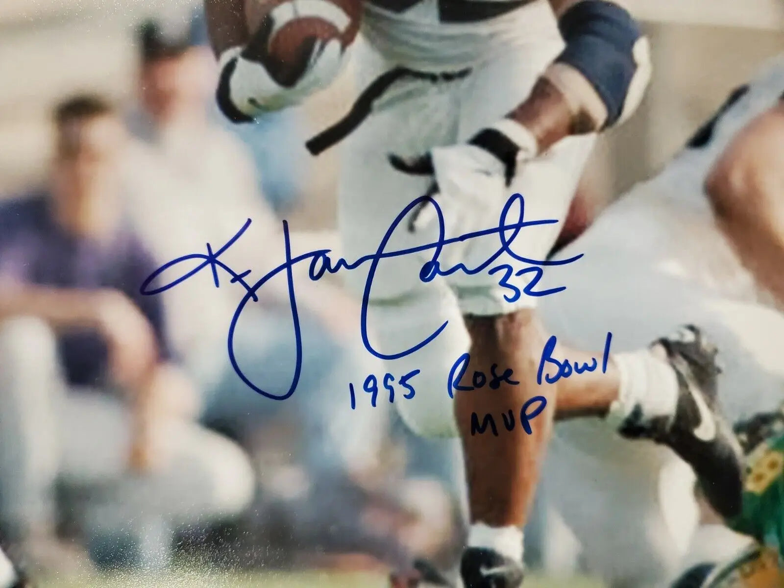 MVP Authentics Ki-Jana Carter Autographed Signed Inscribed Penn State 16X20 Photo Jsa Coa 117 sports jersey framing , jersey framing
