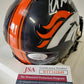 MVP Authentics Kj Hamler Autographed Signed Denver Broncos Speed Mini Helmet Jsa Coa 107.10 sports jersey framing , jersey framing