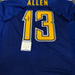 MVP Authentics L.A. Chargers Keenan Allen Autographed Signed Jersey Beckett Coa 108 sports jersey framing , jersey framing