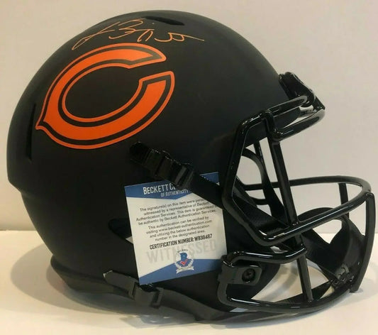 MVP Authentics Lance Briggs Signed Chicago Bears Full Size Eclipse Speed Helmet Beckett Coa 269.10 sports jersey framing , jersey framing