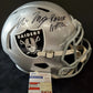 MVP Authentics Las Vegas Raiders Tre'von Moehrig Autographed Inscribed Full Size Helmet Jsa Coa 341.10 sports jersey framing , jersey framing