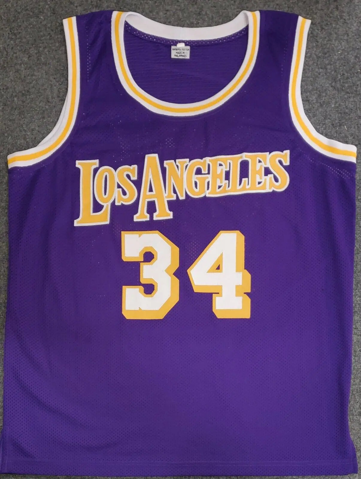 shaquille o'neal jersey lakers