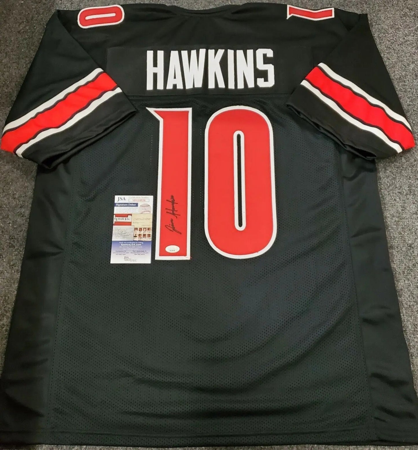 MVP Authentics Louisville Cardinals Javian Hawkins Autographed Signed Jersey Jsa Coa 107.10 sports jersey framing , jersey framing