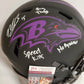 MVP Authentics Marquise Brown Signed Baltimore Ravens Full Sz Eclipse Authentic Helmet Jsa Coa 539.10 sports jersey framing , jersey framing