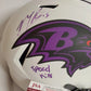 MVP Authentics Marquise Brown Signed Baltimore Ravens Full Sz Lunar Eclipse Rep Helmet Jsa Coa 359.10 sports jersey framing , jersey framing