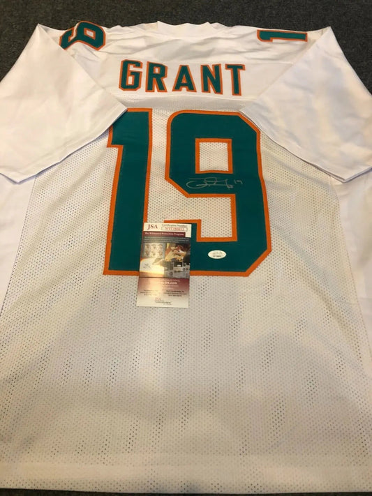 MVP Authentics Miami Dolphins Jakeem Grant Autographed Signed Jersey Jsa  Coa 98.10 sports jersey framing , jersey framing